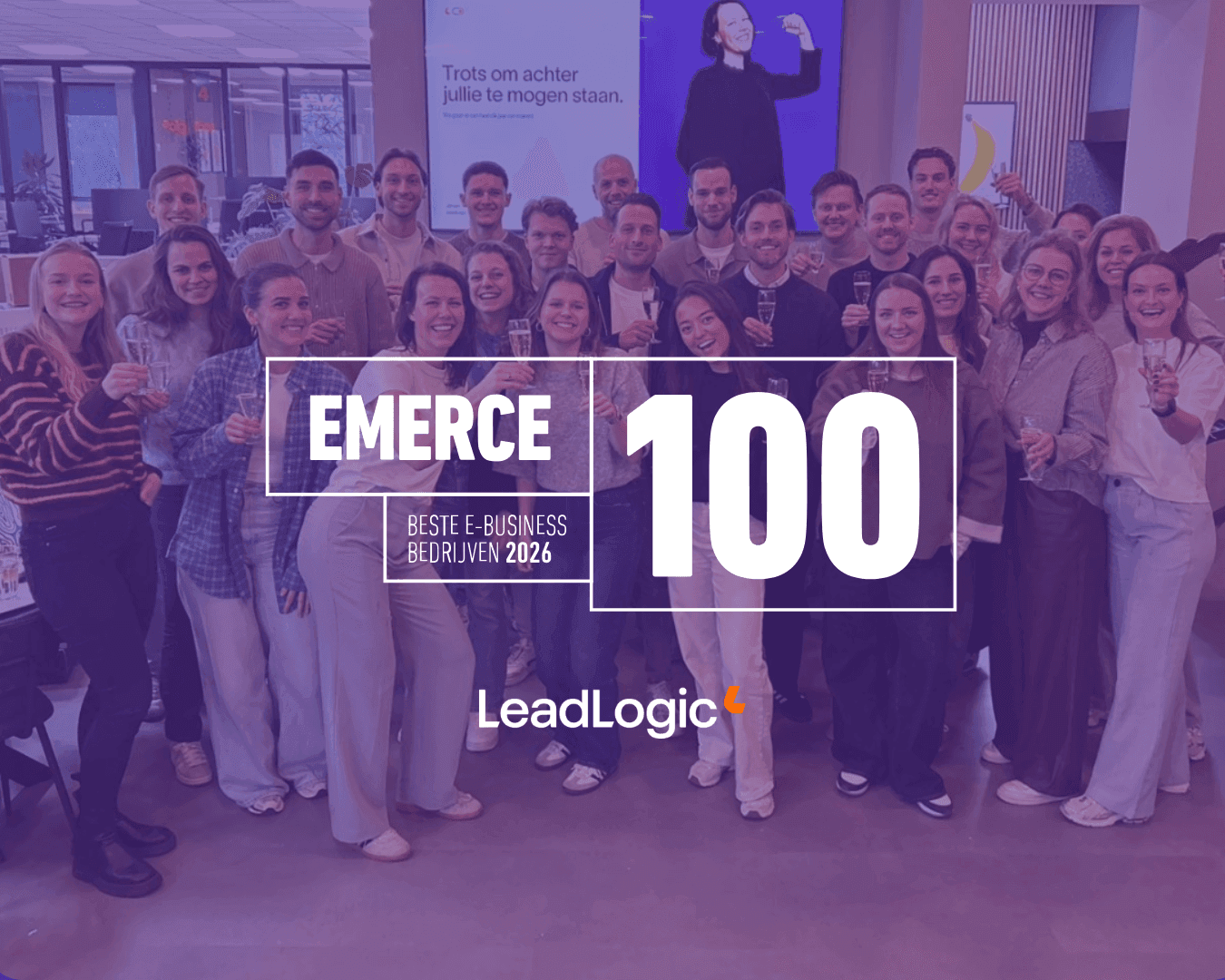 thumbnail Vier keer is scheepsrecht: LeadLogic in top 3 Emerce 100